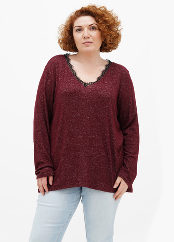 Бордовый демисезонный пуловер пуловер S.Oliver