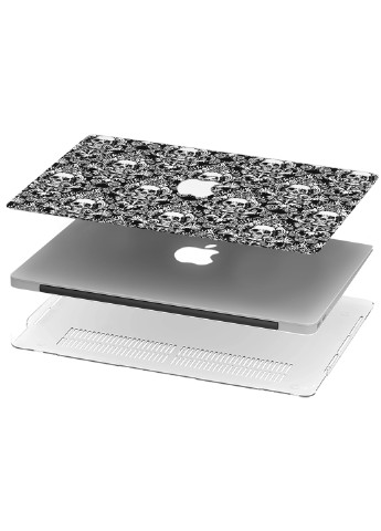 Чехол пластиковый для Apple MacBook Pro 16 A2141 Паттерн черепа (Skull pattern) (9494-2454) MobiPrint (218865637)