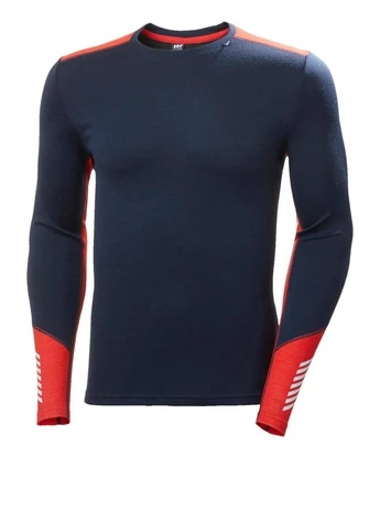 Разноцветный демисезонный спортивный лонгслив Helly Hansen колор блок
