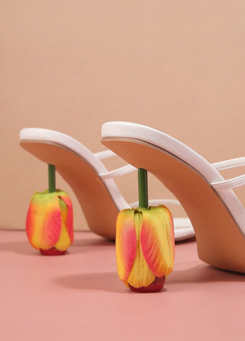 Белые босоножки SHEIN