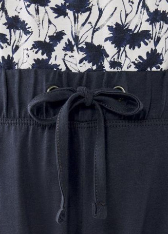 Темно-синя всесезон піжама (лонгслів, брюки) лонгслив + брюки Esmara