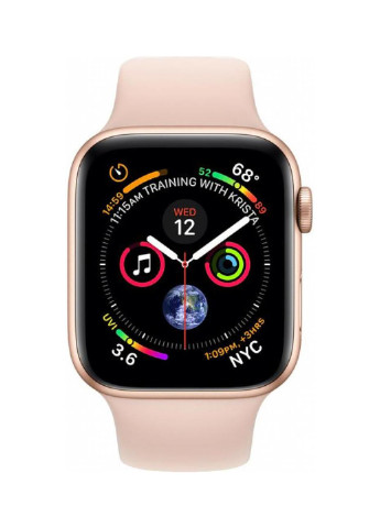  Watch Series 4 GPS, 40mm Gold Aluminium Case with Pink Sand Sport Band Apple series 4 gps, 40mm (mu682ua/a) (133807419)