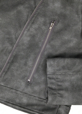 Серая демисезонная куртка косуха SHEIN