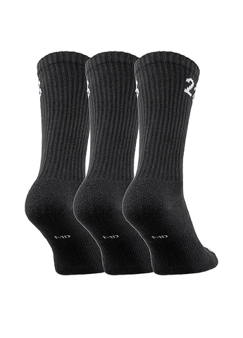 Чёрные носки (3 пары) Nike надписи (368861482)