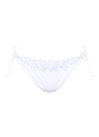 Белые купальные трусики-плавки однотонные PrettyLittleThing