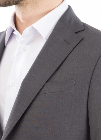Серый демисезонный костюм (пиджак, брюки) брючный Arber