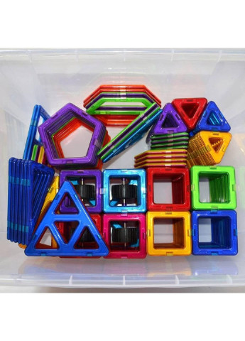 Конструктор (MK-268) Магнікон 268 деталей plastic box (249608792)