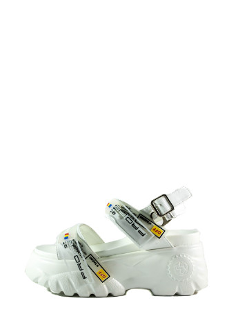Женские кэжуал сандалии Loris Bottega белого цвета