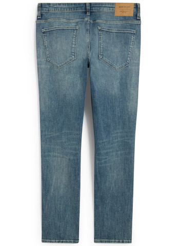 Темно-голубые демисезонные скинни джинсы C&A