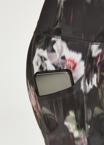 Серо-зеленые демисезонные леггинсы Hunkemoller