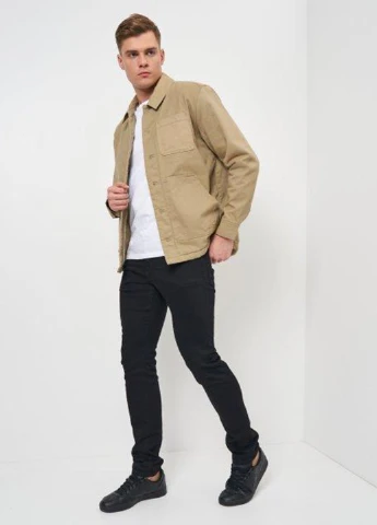 Черные демисезонные слим джинсы Scotch & Soda