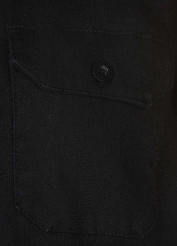 Черная кэжуал рубашка однотонная Firetrap