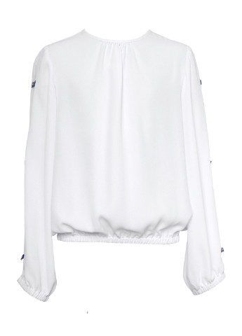 Белая однотонная блузка SLY демисезонная
