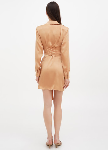 Бежевое кэжуал платье рубашка Vicolo однотонное