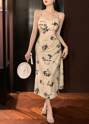 Летний женский сарафан SHEIN в цветочек