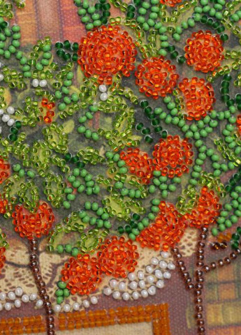 Набор для вшивки бисером на натуральном художественном холсте "Буфет в гостиной" Абрис Арт AB-373 Abris Art (255337288)