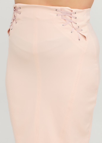 Пудровая кэжуал однотонная юбка Asos карандаш