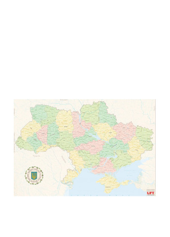 Скретч карта України Scratch Map Ukraine UFT (51190222)