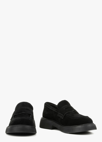 Le'BERDES Туфлі лофери чорний з натуральна замша, україна — демісезон (322088037)