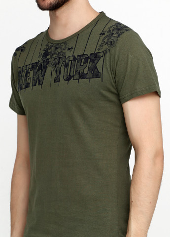 Темно-зеленая футболка Benger