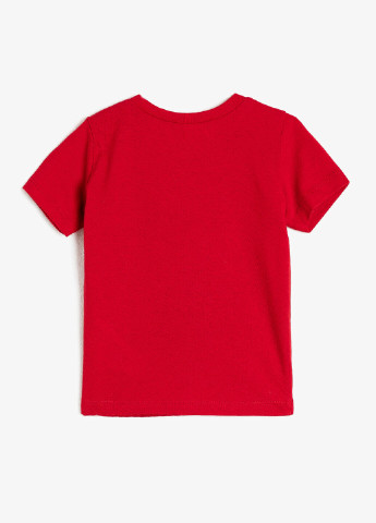Красная летняя футболка KOTON