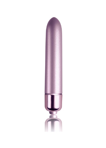 Вибропуля RO-90mm Touch of Velvet Soft Lilac матовая, 10 режимов работы, на батарейке Rocks-Off (251251024)