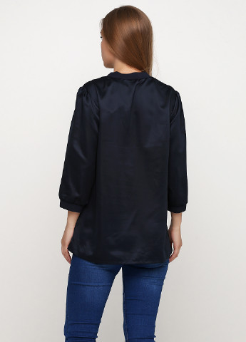 Темно-синяя демисезонная блуза Bon'A Parte