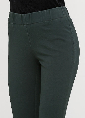 Джеггінси Heine однотонні темно-зелені джинсові бавовна