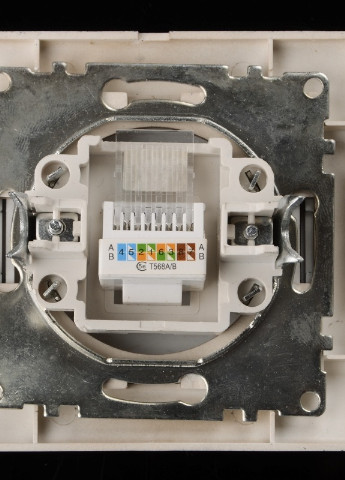 Розетка компьютерная шампань LB-1PC iv Brille (253967268)