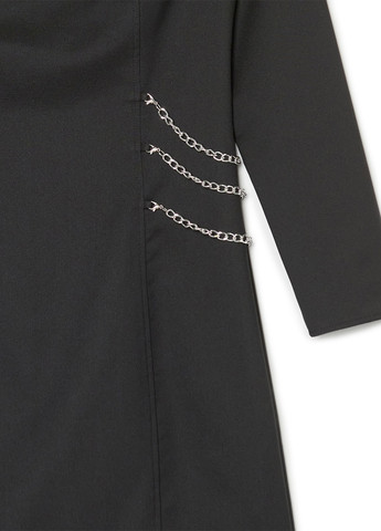 Чорна вечірня сукня з відкритими плечима Cropp однотонна