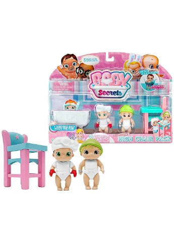 Игровой набор Baby Secrets High Chair Pack Пупсы со стулом для кормления (930175) Zapf Creation (255665639)