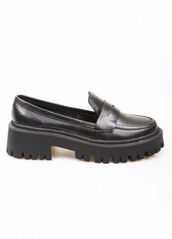 AURA Туфли лоферы черный з натуральная кожа, украина — демисезон (370635475)