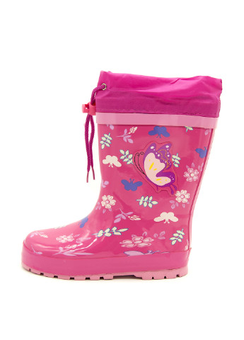 Гумові чоботи Kimbo квіткові рожеві кежуали