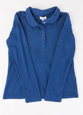 Синяя детская футболка-поло для девочки OVS однотонная