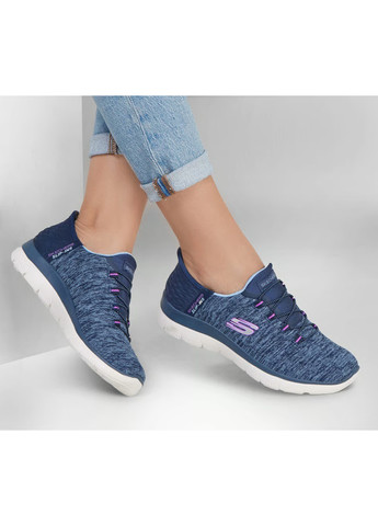 Кроссовки Skechers синие лето (361011058)
