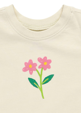 Молочная летняя футболка The Moon & Back