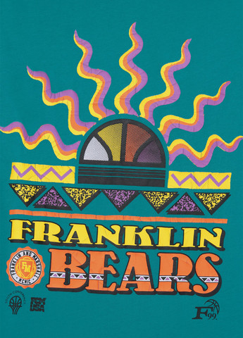 Синяя футболка Franklin & Marshall