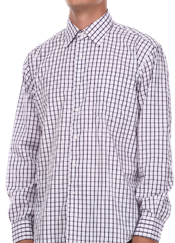 Фиолетовая кэжуал рубашка в клетку Aldo & Co