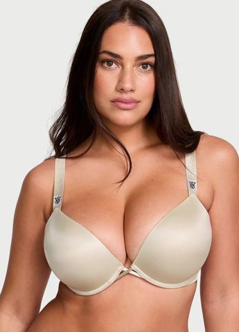 Молочный демисезонный комплект (бюстгальтер, трусики) Victoria's Secret