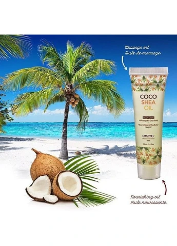 Органічне кокосове масло каріте (Ши) для тіла Coco Shea Oil 100 мл Exsens (252383282)