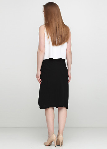 Черная офисная однотонная юбка Ralph Lauren миди