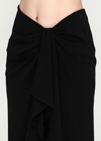 Черная офисная однотонная юбка Ralph Lauren миди