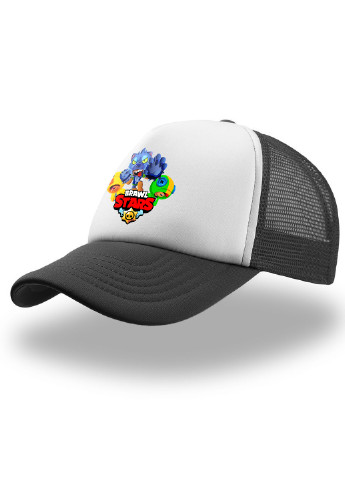 Кепка Тракер дитяча Леон Вовк Бравл Старс (Leon Werewolf Brawl Stars) (33404-1702) MobiPrint (220769779)