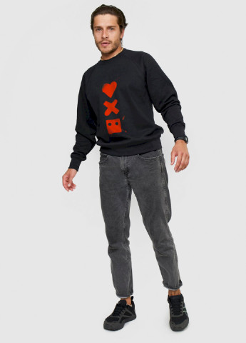 Черный свитшот мужской YAPPI (198688858)