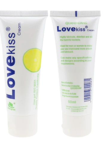 Лубрикант Love Kiss Лимон на водній основі Langsha (254845232)