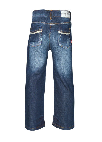 Темно-синие демисезонные прямые джинсы Wojcik