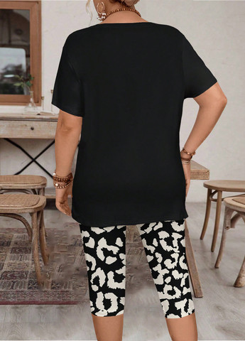 Костюм (футболка, бриджи) SHEIN (338186752)