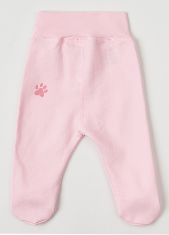 KRAKO ползунки однотонный розовый повседневный хлопок, интерлок производство - Украина