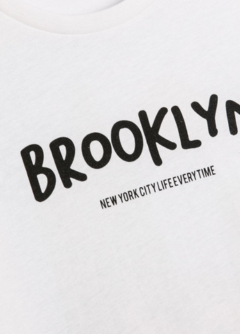 Біла літня футболка KOTON