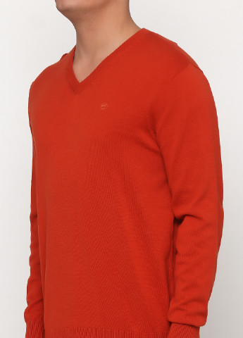 Оранжевый демисезонный пуловер пуловер Tom Tailor